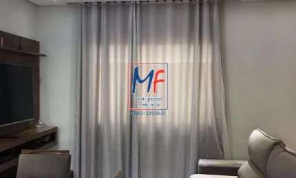 Excelente sobrado em cond. fechado na Cidade Patriarca, com 128m², 3 dormitórios (1 suíte), sala c/ 2 ambientes, cozinha, lavanderia, churrasqueira, 2 vagas (REF 20.801)