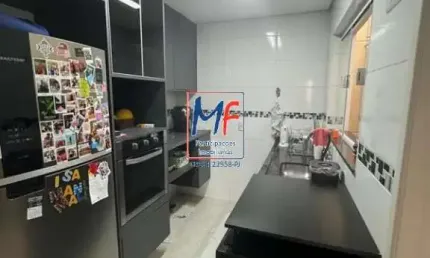 Excelente sobrado em cond. fechado, com 50m² a.u., 2 dormitórios (2 suítes), sala, cozinha, área de serviço, 2 vagas. Prox. Av. Eng. Caetano Álvares (REF 20.834)