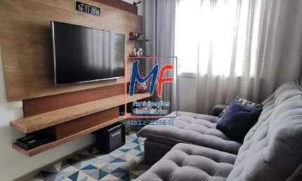 Excelente apto no Jardim Ângela (Zona Leste SP), com 60m² a.u., 2 dormitórios (1 suíte), sala, cozinha, lavanderia, varanda envidraçada, 1 vaga, lazer (REF 21.070)