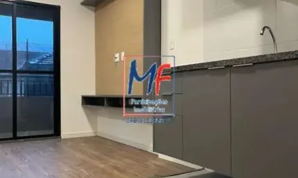 Excelente apto studio no belenzinho, com 30m² a.u., 1 dormitório, sala, cozinha, banheiro acessível, varanda, lazer. prox. metrô bresser/mooca (ref 21.137)
