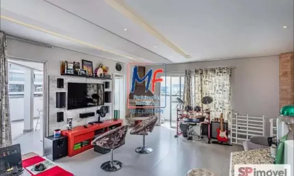 Excelente apto cobertura em Santa Teresinha, com 154m² a.u., 3 dormitórios (1 suíte), sala, lareira, cozinha, churrasqueira, 2 depósitos, 3 vagas fixas, lazer (REF 21.156)