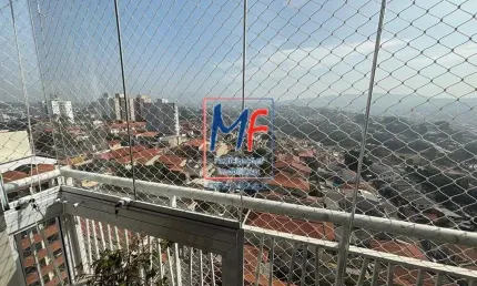 Excelente apto na Vila Pereira Barreto, com 63m² a.u., 3 dormitórios, sala, cozinha,  varanda envidraçada, 1 vaga, lazer (porteira fechada) (REF 21.160)