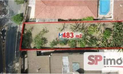 Excelente terreno no Jardim Leonor Mendes de Barros, com 483 m² de área, 11m de testada, 42m de fundos, nas proximidades do Metrô Tucuruvi (REF 20.892)