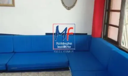 Excelente casa térrea em Vista Linda, Bertioga/SP, 170m² a.u., 2 dormitórios (1 suíte), sala, cozinha americana, varanda, churrasqueira, piscina, 3 vagas (REF 21.280)