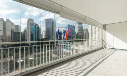 Excelente apto no Itaim Bibi, com 90m² a.u., 1 dormitório (1 suíte), sala, cozinha, varanda envidraçada, 2 vagas, lazer. Prox. Av. Pres. Juscelino Kubitschek (REF 21.282)