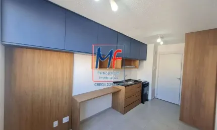 Excelente apto na água branca, com 26 m² a.u., 1dormitório, sala, cozinha, banheiro, lazer. prox. shopping bourbon e allianz parque (ref 21.403)