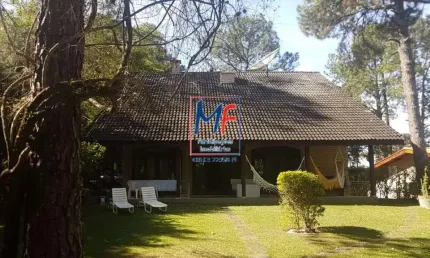 Excelente casa  em atibaia, 100 m² a.t, 300 m²  a.c, com 5 dormitórios, 6 banheiros , 8 vagas , lazer completo . muito bem localizado. agende sua visita. ref: 21.381