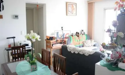 REF: 7767 - Lindo apartamento no bairro Ipiranga, apenas 2 quadras do metrô Alto do Ipiranga, com 2 quartos, sala, cozinha, 1 vaga, 52 m² .