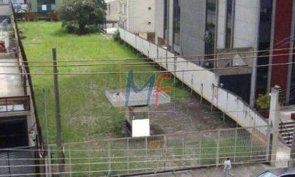 Ótimo Terreno em  Perdizes, com 1.123 M² , projeto aprovado 4 x -  prédio de 12 andares de 342 m²  cada andar , ZM Zoneamento . REF: 9.958