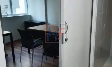 Ref 10.493 sala comercial inteira reformada no pacaembu com 1 vaga, 37 m² , piso em carpete laminado, nunca foi utilizada. aceita permuta.