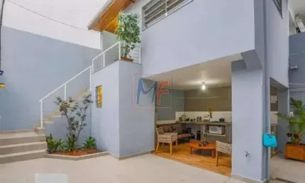 Linda casa no bairro vila monumento, com 222m² de a.u, 3 quartos, sala, cozinha, edicula, 2 vagas, quintal, quarto p/ funcionário ref - 13973