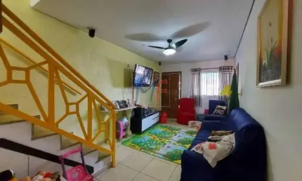 Ref: 14.272 - lindo  sobrado no jardim nossa sra. carmo, 180 m², 3 quartos, sendo (1 suíte), sala, copa, cozinha, churrasqueira, 3 vagas.
