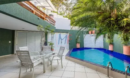 Ref: 14.434 - lindo sobrado com 202 m² , 3 quartos (1 suíte), sala, cozinha, piscina, academia, lavado, varanda gourmet com churrasqueira.