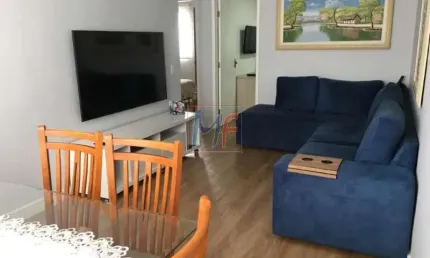 Ref: 14.897 lindo apartamento na vila granada, com 65 m³ 3 quartos, sala, cozinha, lavanderia, wc, planejados novos 1 vaga livre, fixa. lazer.
