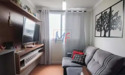 Ref: 14.729 lindo apartamento no jd íris, com 44 m² , 2 quartos, sala, cozinha, visão para praça, planejados na cozinha e 1 quarto , 1 vaga .