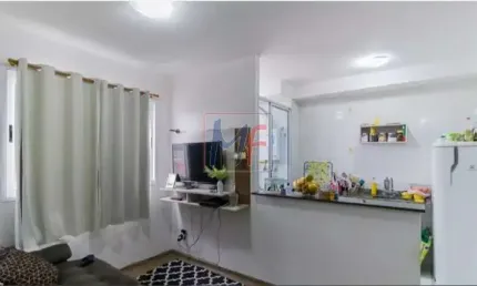 Ref: 14.877 - lindo apartamento no jd. são francisco , 46 m² + 1 vaga de garagem, 2 dormitórios, sala, cozinha, banheiro e lavanderia e lazer.