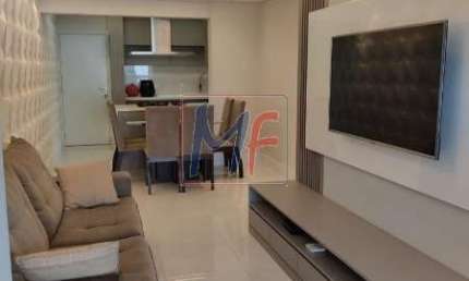 REF: 15.016 - Lindo apartamento  V.Assunção com 94 m² a.u,   3 quartos (1 suíte) sala, cozinha, varanda gourmet, móveis planejados, 2 vagas.