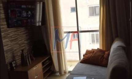 REF: 15.112 Apto na Cidade Líder, com 48 m², 2 quartos, sala, sacada, cozinha, banheiro, área de serviço, móveis planejados e 1 vaga. Lazer.