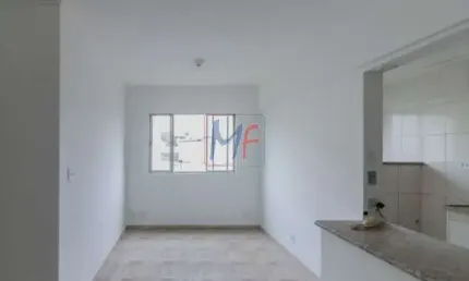 Excelente apto na Vila Homero Thon, 60 m² a.u., 2 quartos, sala, cozinha, banheiro, área de serviço, 1 vaga. Lazer. Portaria 24hs. (REF: 15.149)