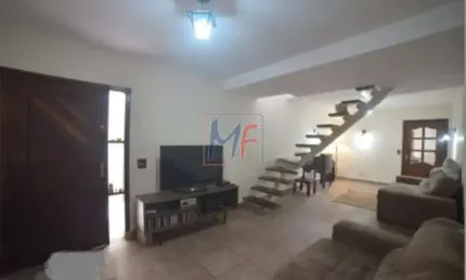 REF: 15.167 - Lindo sobrado  bairro Vila Santa Teresa , 230 m² a.u., 5 quartos (1 suíte) , salão de jogos, quintal, ampla varanda, 5 vagas.