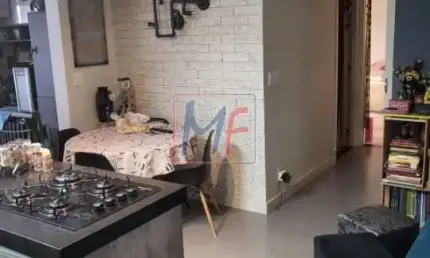 REF: 15.417 - Apto no Carandiru, a 15 min do metrô, com 47m², 2 quartos (1 suíte), cozinha americana, área de serviço, 2 vagas. Lazer.