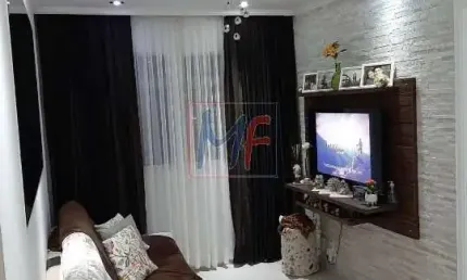 Ref: 15.549 - lindo apartamento com área útil 48 m² ,  jd santa terezinha, 2 quartos, sala, cozinha, banheiro, área de serviço, 1 vaga e lazer.