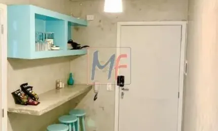 Ref  15.745 - lindo apto no centro de são paulo,  40 m²a.u.,  2 quartos, sala, cozinha, banheiro adaptado para cadeirantes, sem vaga.