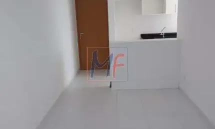 Excelente apartamento na Vila Cosmopolita de 44 m²a.u., 2 quartos, sala, cozinha, banheiro, área de serviço, 1 vaga e Lazer. REF: 15.834