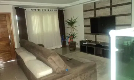 Ref: 15.962 lindo sobrado em santo andré , 190 m² a.u., 4 quartos (3 suítes) sala, cozinha, home office, lavabo, jardim, quintal e  4 vagas.