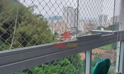 Apartamento com 2 dormitórios à venda, 77 m² por r$ 800.000,00 - josé menino - santos/sp