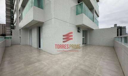 Apartamento garden localizado no Edifício Antonella lazer completo, 2 dormitórios, Embaré Santos.