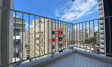 Apartamento com 4 dormitórios, 230 m² - venda por R$ 3.200.000,00 ou aluguel por R$ 14.900,00/mês - Pompéia - Santos/SP