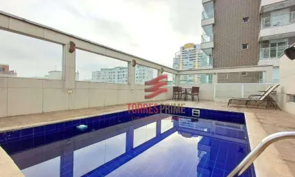 Cobertura com Vista Parcial do Mar com 3 dormitórios à venda, 300 m² por R$ 3.300.000 - Embaré - Santos/SP