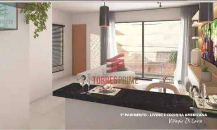 Village com 3 dormitórios à venda, 150 m² por R$ 1.350.000,00 - José Menino - Santos/SP