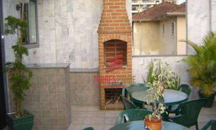 Sobrado Triplex com 3 dormitórios com 3 suítes para alugar, 320 m² por R$ 7.800/mês - Gonzaga - Santos/SP