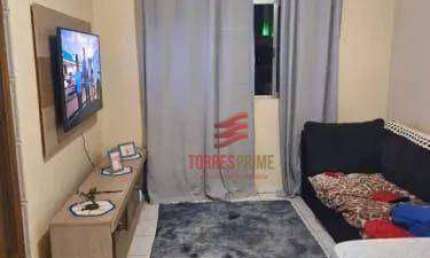 Apartamento com 2 dormitórios à venda, 73 m² por R$ 318.000,00 - Macuco - Santos/SP