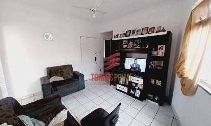 Apartamento com 2 dormitórios à venda, 63 m² por R$ 300.000,00 - Paquetá - Santos/SP
