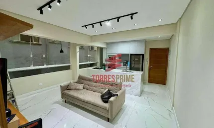 Apartamento com 2 dormitórios à venda, 97 m² por r$ 700.000,00 - josé menino - santos/sp
