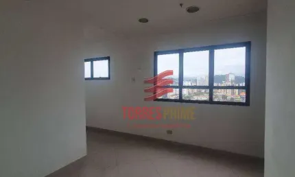 Sala comercial com 2 salas para alugar no Gonzaga, Santos 