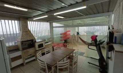 Cobertura com 4 dormitórios à venda, 305 m² por R$ 1.650.000,00 - Aparecida - Santos/SP