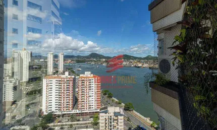 Apartamento com 3 dormitórios à venda, 199 m² por r$ 2.399.000,00 - ponta da praia - santos/sp