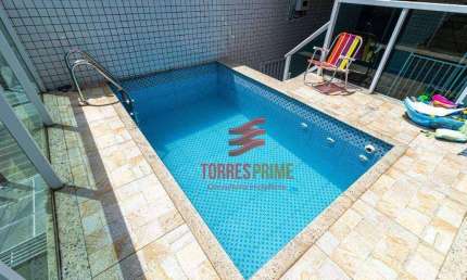 Sobrado com 4 dormitórios com Piscina e Churrasqueira à venda, 167 m² por R$ 1.200.000 - Embaré - Santos/SP