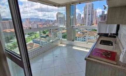 Apartamento com 3 dormitórios com Lazer Completo à venda, 123 m² por R$ 1.190.000 - Pompéia - Santos/SP