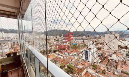 Apartamento com 3 dormitórios, 88 m² - venda por R$ 1.380.000,00 ou aluguel por R$ 8.870,00/mês - Campo Grande - Santos/SP