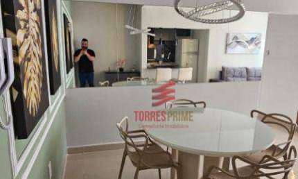 Apartamento com 2 dormitórios para alugar, 96 m² por R$ 4.500,00/mês - Boqueirão - Santos/SP