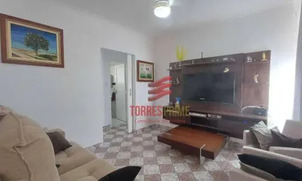 Apartamento com 2 dormitórios à venda, 72 m² por r$ 385.000,00 - gonzaga - santos/sp