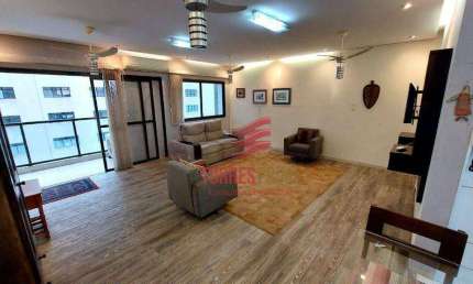 Apartamento com 3 dormitórios para alugar, 146 m² por R$ 8.000,00/mês - Boqueirão - Santos/SP