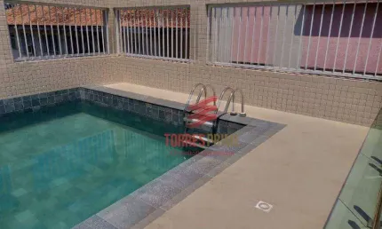 Casa Sobreposta alta duplex com 3 dormitórios à venda, 240 m² por R$ 1.700.000 - Boqueirão - Santos/SP