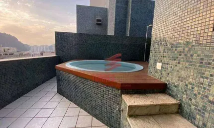 Cobertura à venda, 184 m² por R$ 1.300.000,00 - Pompéia - Santos/SP