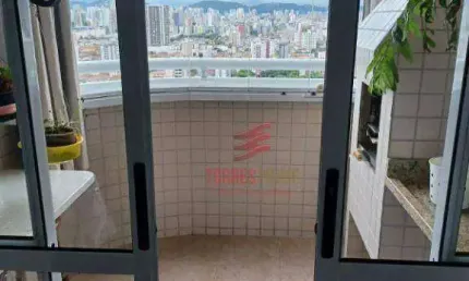 Apartamento com 2 dormitórios com Varanda Gourmet e Lazer Completo à venda, 74 m² por R$ 850.000 - Ponta da Praia - Santos/SP